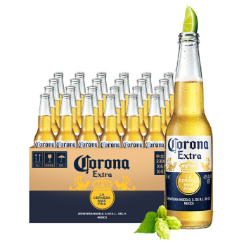 科罗娜（Corona）墨西哥风味拉格特级啤酒 330ml*24瓶